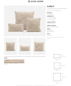 Made Goods Carly Pillow Lumbar