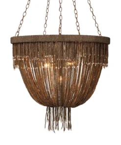 Made Goods Carmen Chandelier Bronze Coco Beads New Arrivals