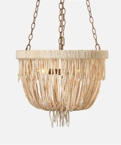Made Goods Carmen Chandelier Small Natural