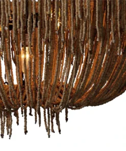 Made Goods Carmen Semi Flush Mount Bronze Coco Beads 8 Made Goods Carmen Semi Flush Mount Bronze Coco Beads
