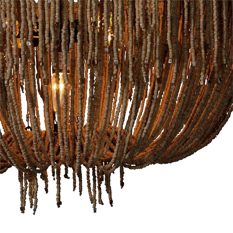 Made Goods Carmen Semi Flush Mount Bronze Coco Beads 4 Made Goods Carmen Semi Flush Mount Bronze Coco Beads