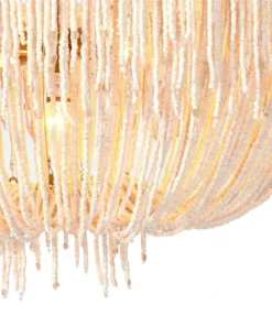 Made Goods New Arrivals Carmen Semi Flush Mount Natural Coco Beads