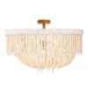 Made Goods New Arrivals Carmen Semi Flush Mount Natural Coco Beads