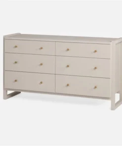 Made Goods Carrigan 60" Dresser French Gray Vintage Faux Shagreen