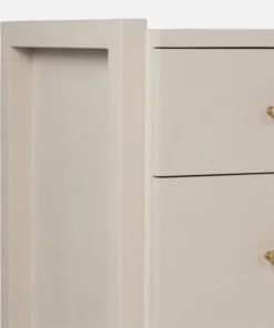 Made Goods Carrigan 60" Dresser French Gray Vintage Faux Shagreen 12 Made Goods Carrigan 60