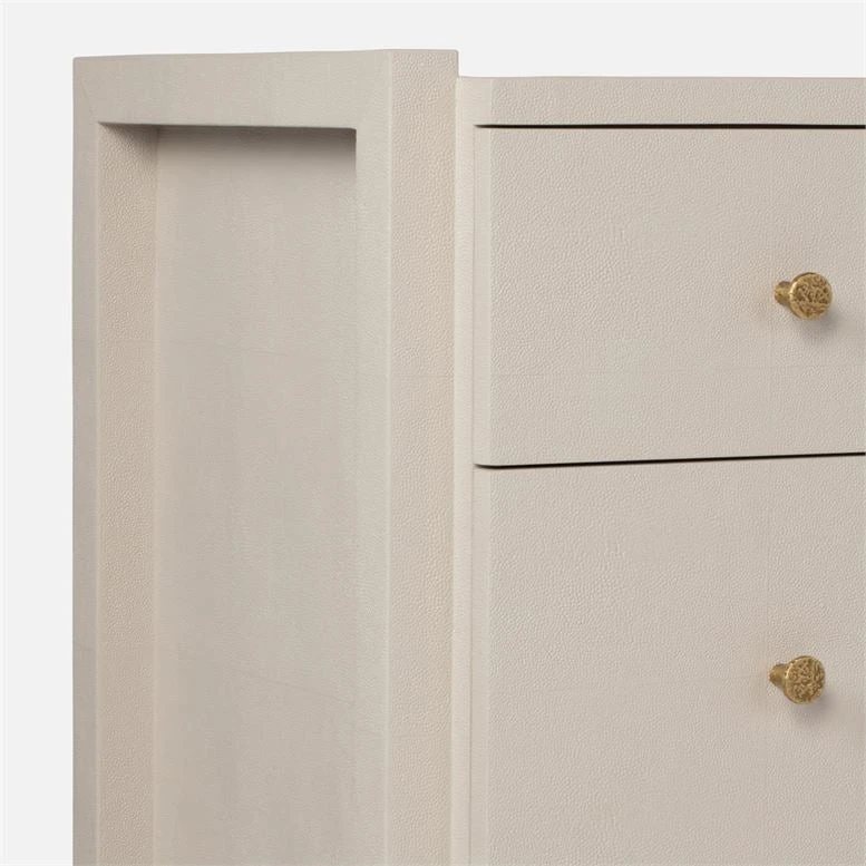 Made Goods Carrigan 60" Dresser French Gray Vintage Faux Shagreen 6 Made Goods Carrigan 60" Dresser French Gray Vintage Faux Shagreen