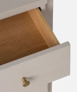 Made Goods Carrigan 60" Dresser French Gray Vintage Faux Shagreen 10 Made Goods Carrigan 60