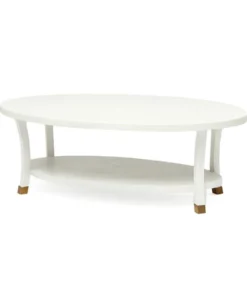 Made Goods New Arrivals Caterina Coffee Table Pristine Faux Raffia