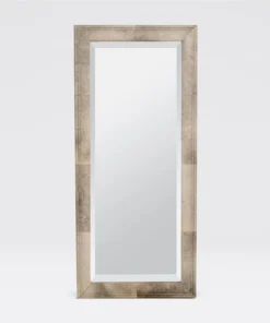 Made Goods Charles Floor Mirror Gray Hair On Hide New Arrivals