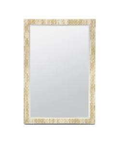 Made Goods Claire Mirror Natural Bone