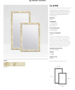 Made Goods Claire Floor Mirror New Arrivals