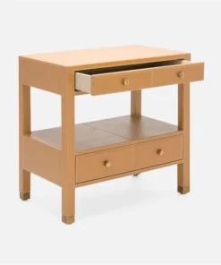 Made Goods Conner Double Nightstand Dark Tan New Arrivals 11 Made Goods Conner Double Nightstand Dark Tan New Arrivals