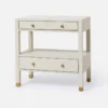 Made Goods Conner Double Nightstand Light Gray New Arrivals