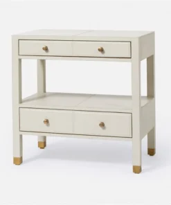 Made Goods Conner Double Nightstand Light Gray New Arrivals