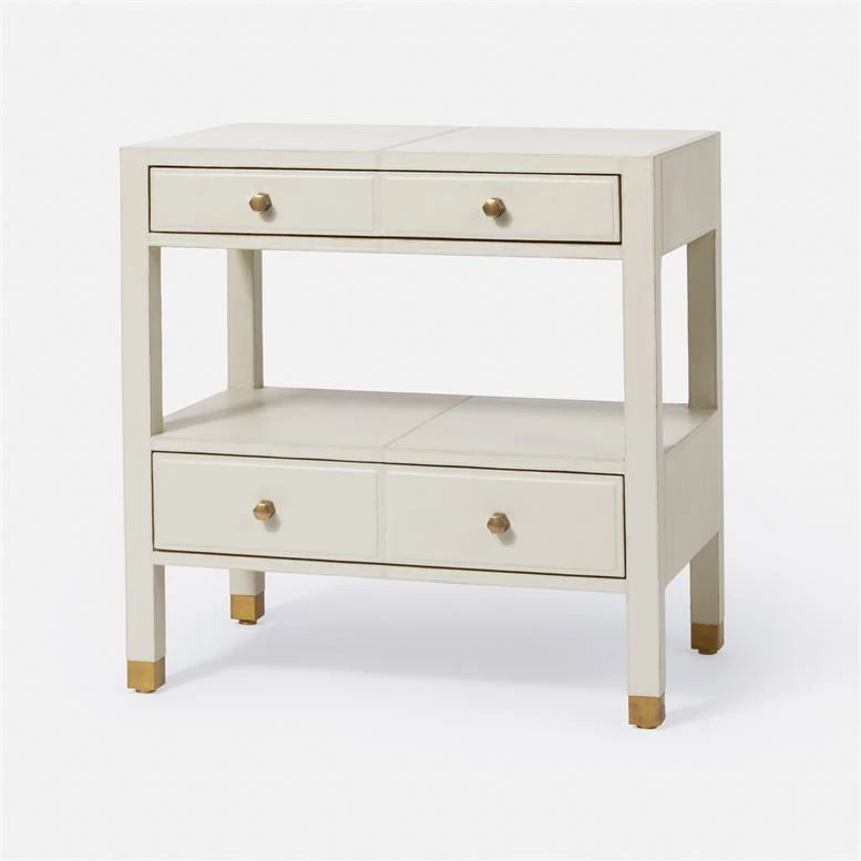 Made Goods Conner Double Nightstand Light Gray New Arrivals 1 Made Goods Conner Double Nightstand Light Gray New Arrivals