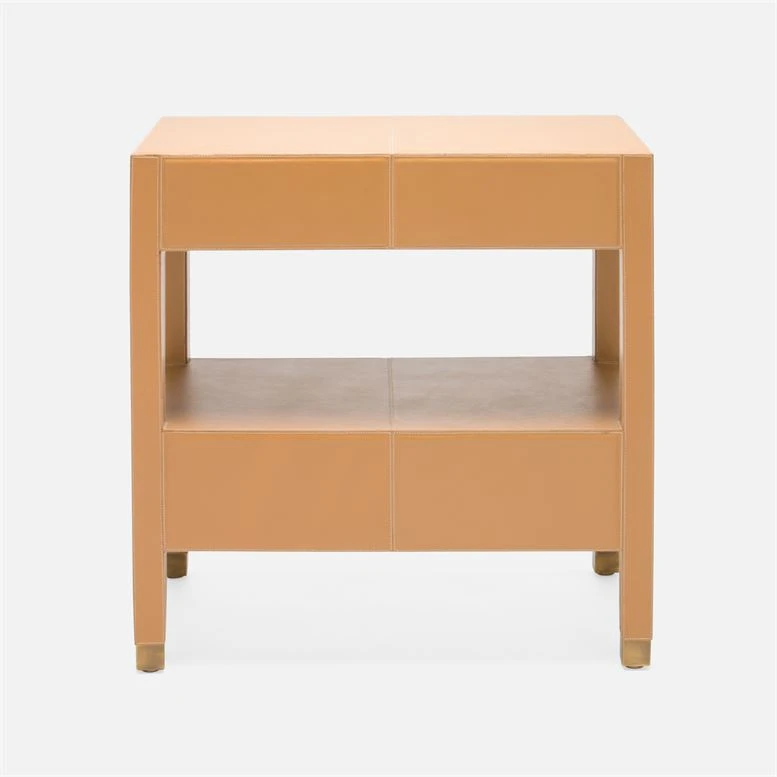 Made Goods Conner Double Nightstand Dark Tan New Arrivals 5 Made Goods Conner Double Nightstand Dark Tan New Arrivals