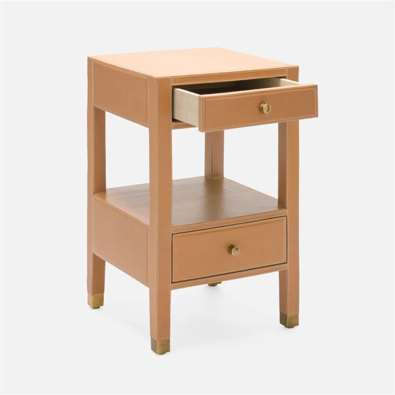 Made Goods Conner Single Nightstand Dark Tan New Arrivals 2 Made Goods Conner Single Nightstand Dark Tan New Arrivals
