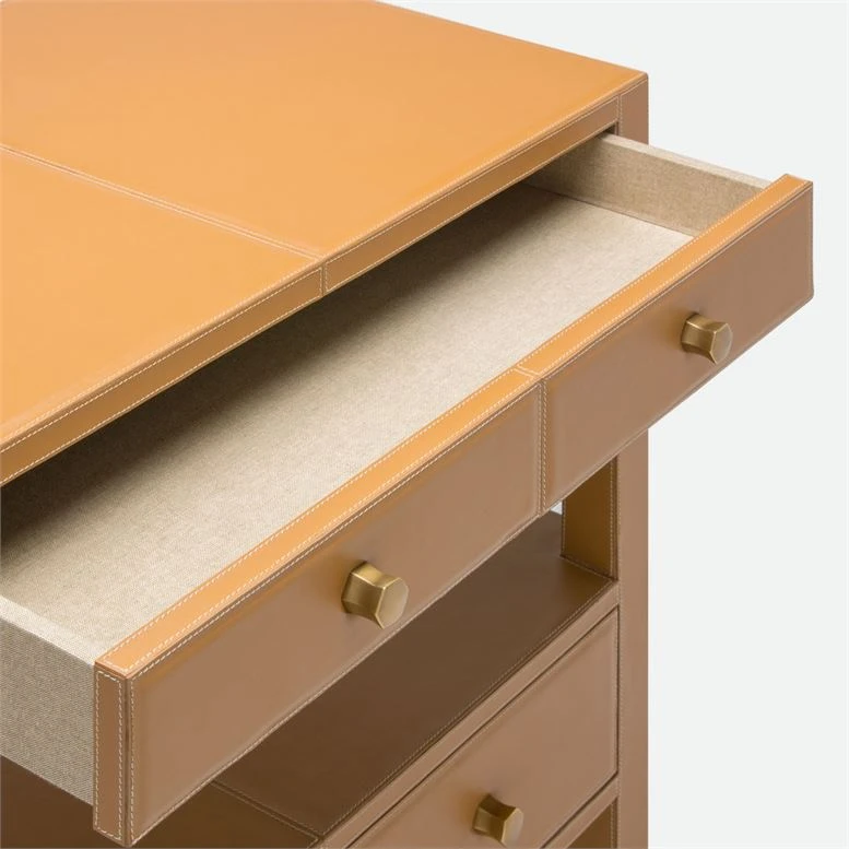 Made Goods Conner Double Nightstand Dark Tan New Arrivals 7 Made Goods Conner Double Nightstand Dark Tan New Arrivals