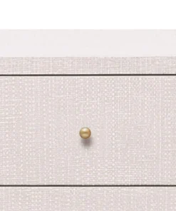 Made Goods Conrad 36" Dresser French Gray Faux Raffia