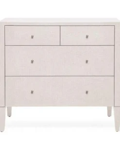 Made Goods Conrad 36" Dresser French Gray Faux Raffia