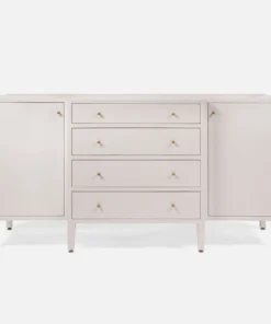 Made Goods Conrad Deep Drawer Buffet French Gray Faux Raffia New Arrivals