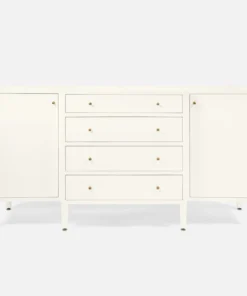 Made Goods New Arrivals Conrad Deep Drawer Buffet Pristine Faux Raffia