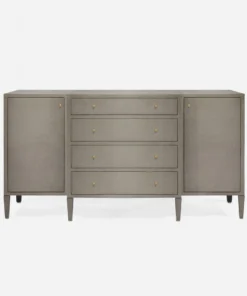 Made Goods Conrad Deep Drawer Buffet Seal Faux Raffia New Arrivals