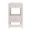 Made Goods New Arrivals Conrad Single Nightstand French Gray Faux Raffia