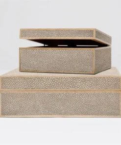 Made Goods Cooper Box Set Sand Shagreen