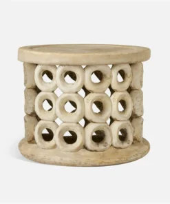 Made Goods New Arrivals Dagen Side Table Distressed Gray