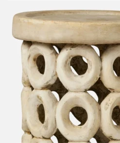 Made Goods New Arrivals Dagen Stool Distressed Gray