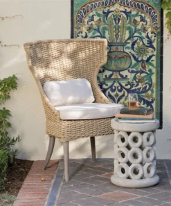 Made Goods Dagen Stool Light Gray