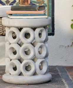 Made Goods Dagen Stool Light Gray