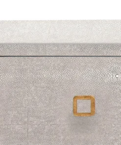 Made Goods Dallon 3 Door Buffet In Sand Faux Shagreen And Gold Or Silver New Arrivals