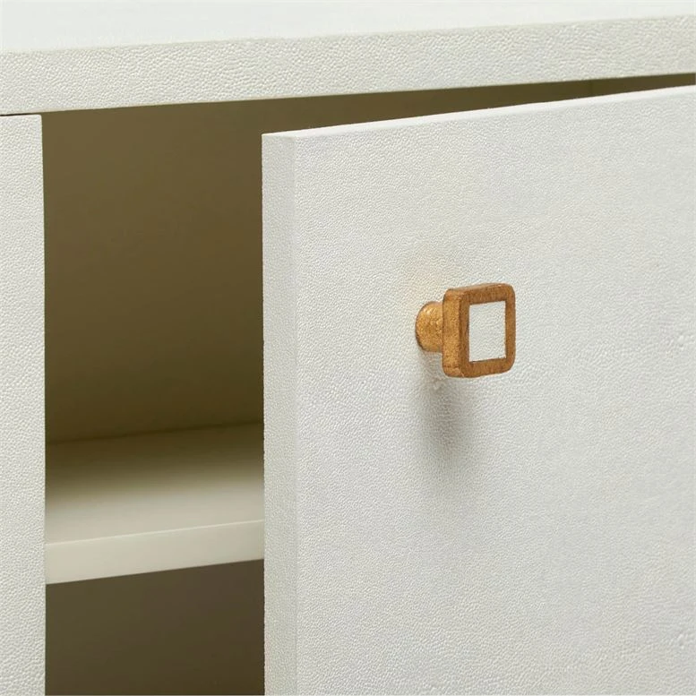 Made Goods New Arrivals Dallon 3 Door Buffet In Snow Faux Shagreen And Gold 3 Made Goods New Arrivals Dallon 3 Door Buffet In Snow Faux Shagreen And Gold