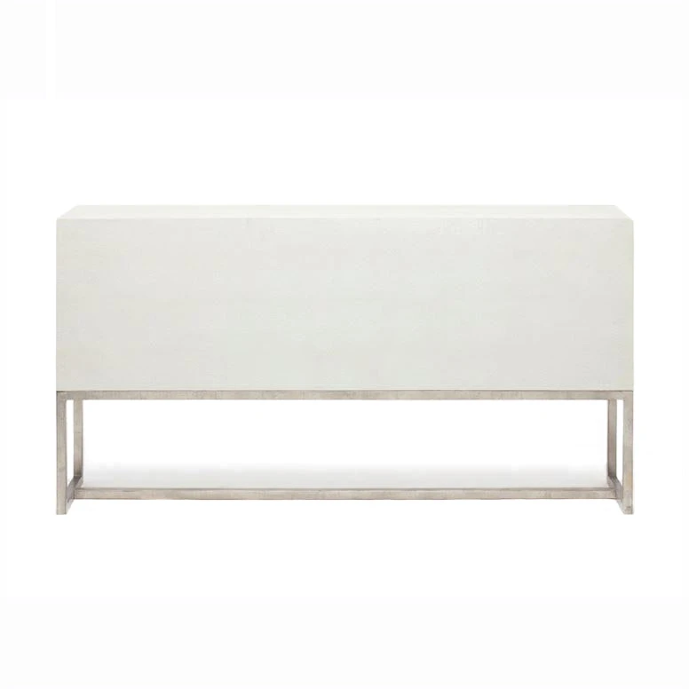 Made Goods Dallon 3 Door Buffet In Snow Faux Shagreen And Silver New Arrivals 4 Made Goods Dallon 3 Door Buffet In Snow Faux Shagreen And Silver New Arrivals