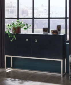 Made Goods Dallon 2 Door Buffet Black Faux Shagreen And Silver Steel New Arrivals 12 Made Goods Dallon 2 Door Buffet Black Faux Shagreen And Silver Steel New Arrivals