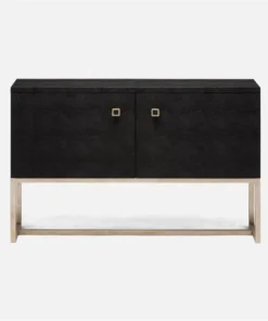 Made Goods Dallon 2 Door Buffet Black Faux Shagreen And Silver Steel New Arrivals 14 Made Goods Dallon 2 Door Buffet Black Faux Shagreen And Silver Steel New Arrivals