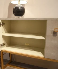 Made Goods New Arrivals Dallon 2 Door Buffet In Faux Shagreen Sand With Gold 9 Made Goods New Arrivals Dallon 2 Door Buffet In Faux Shagreen Sand With Gold