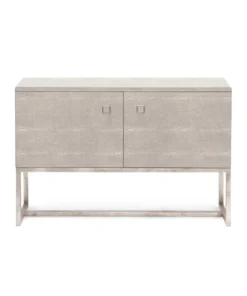 Made Goods Dallon 2 Door Buffet In Faux Shagreen Sand With Silver
