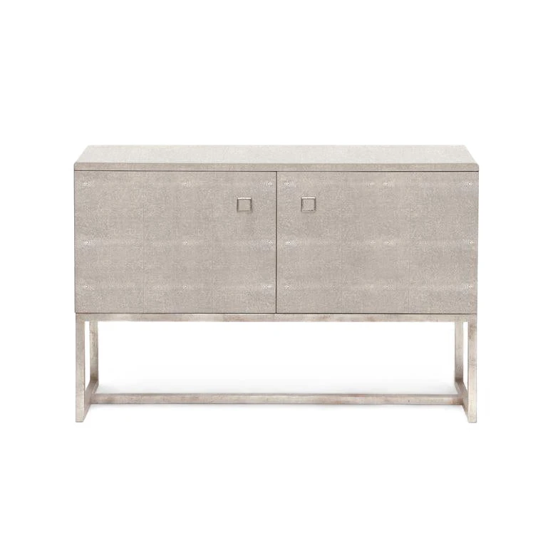 Made Goods Dallon 2 Door Buffet In Faux Shagreen Sand With Silver 2 Made Goods Dallon 2 Door Buffet In Faux Shagreen Sand With Silver