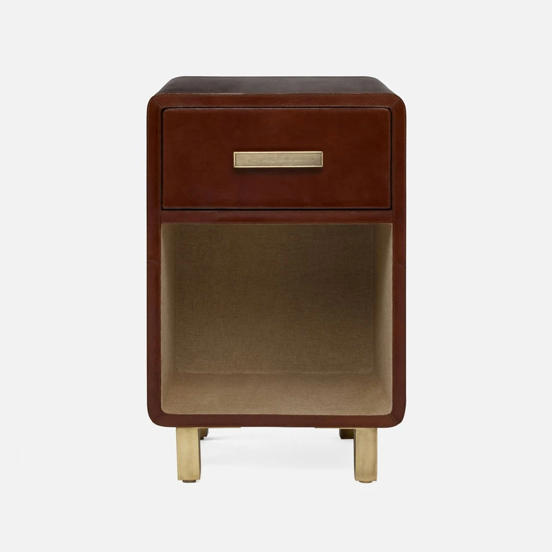 Made Goods New Arrivals Dante Single Nightstand Tobacco Leather 1 Made Goods New Arrivals Dante Single Nightstand Tobacco Leather