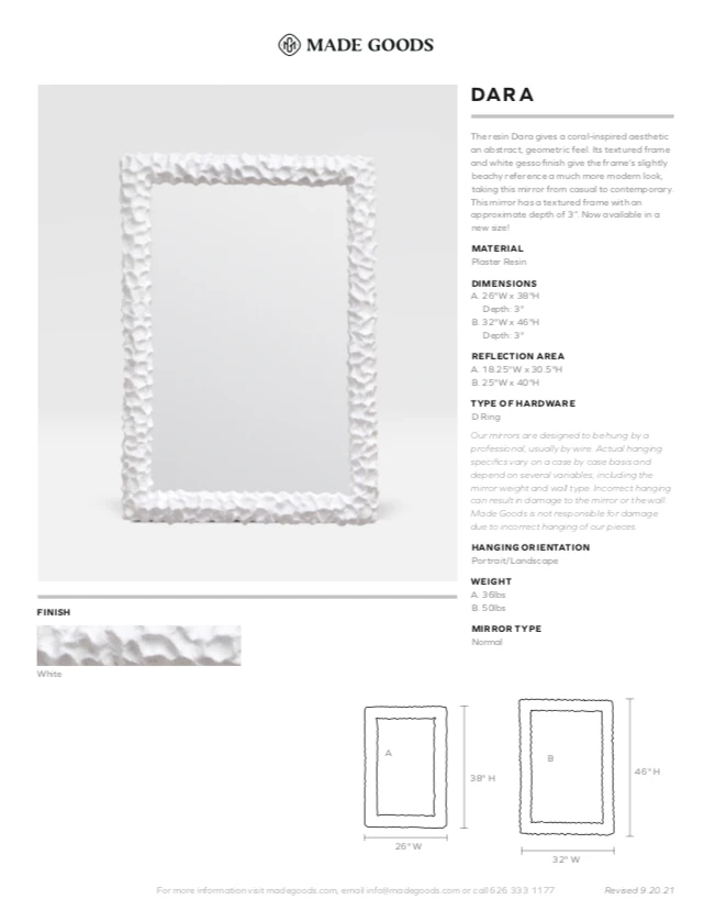 Made Goods New Arrivals Dara Mirror Small 6 Made Goods New Arrivals Dara Mirror Small