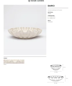 Made Goods Darci Bowl Oval New Arrivals