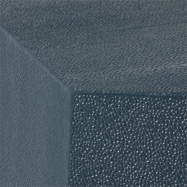 Made Goods Daryl Stool Navy Faux Shagreen 4 Made Goods Daryl Stool Navy Faux Shagreen