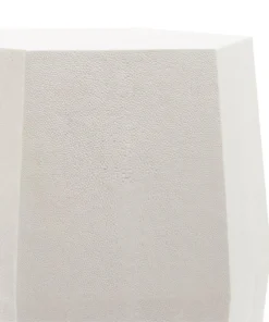 Made Goods New Arrivals Daryl Stool Pristine Faux Shagreen