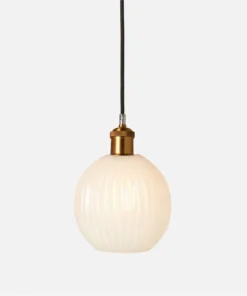Made Goods New Arrivals Dax 1 Light Pendant Brass And Opaque