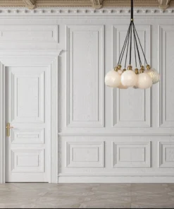 Made Goods Dax 9 Light Pendant Brass And Opaque New Arrivals 7 Made Goods Dax 9 Light Pendant Brass And Opaque New Arrivals