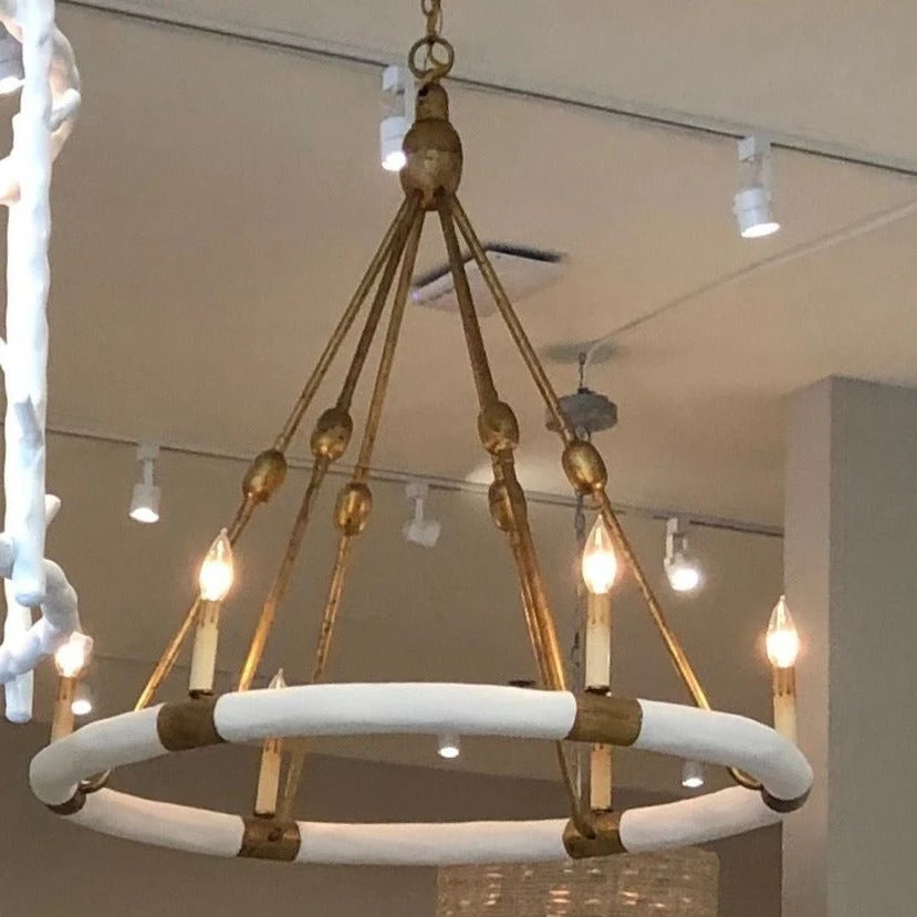 Made Goods Dean Chandelier White And Gold Small 2 Made Goods Dean Chandelier White And Gold Small