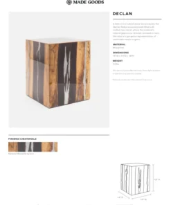 Made Goods New Arrivals Declan Stool